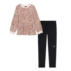 UA Printed Fleece Little Girls' Set