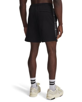 UA Icon Fleece Taped Men's Shorts - Image 2