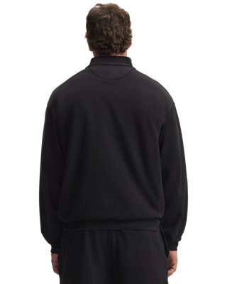 UA Icon Fleece Washed Mock Men's Long Sleeve - Image 2